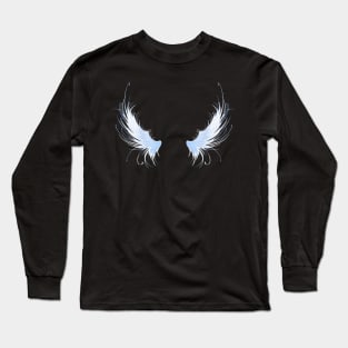 Angels Wings on Black Background ( Second ) Long Sleeve T-Shirt